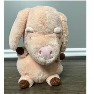Giggle Scape Pig Plush Stuffed Animal Soft Features Baby Toy 12"